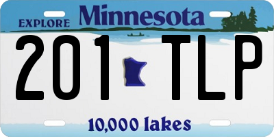 MN license plate 201TLP