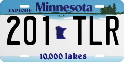 MN license plate 201TLR