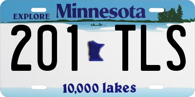 MN license plate 201TLS