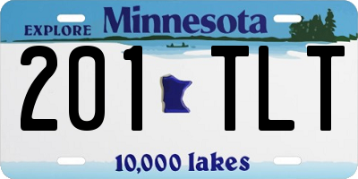 MN license plate 201TLT