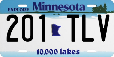 MN license plate 201TLV
