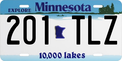 MN license plate 201TLZ
