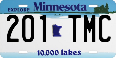 MN license plate 201TMC