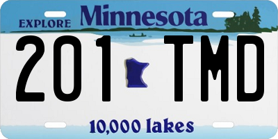 MN license plate 201TMD