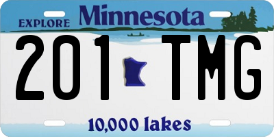 MN license plate 201TMG