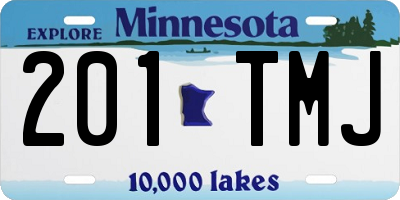 MN license plate 201TMJ