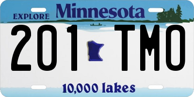 MN license plate 201TMO