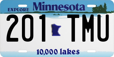 MN license plate 201TMU