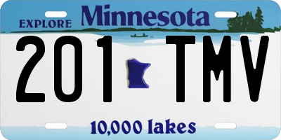 MN license plate 201TMV