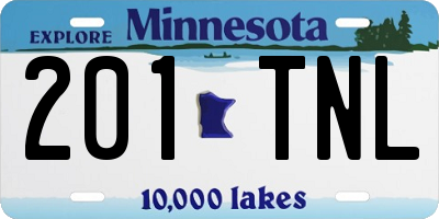 MN license plate 201TNL