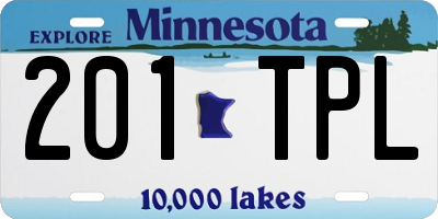 MN license plate 201TPL