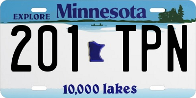 MN license plate 201TPN