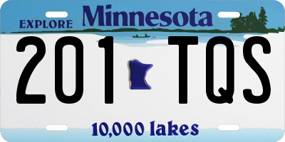 MN license plate 201TQS