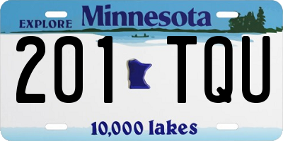 MN license plate 201TQU