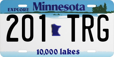 MN license plate 201TRG