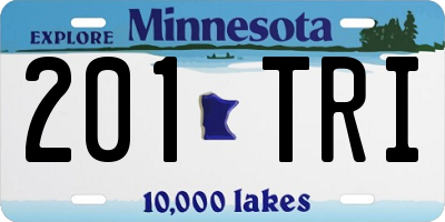 MN license plate 201TRI