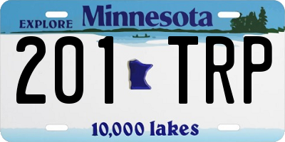 MN license plate 201TRP