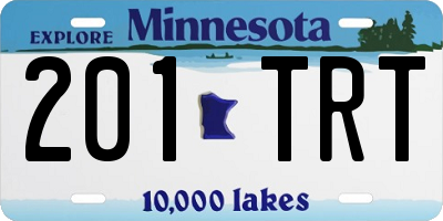 MN license plate 201TRT