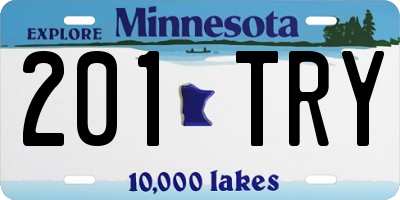MN license plate 201TRY