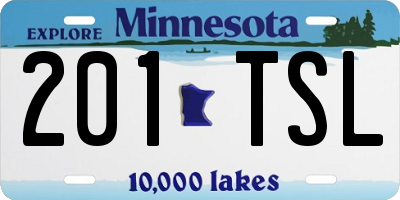 MN license plate 201TSL