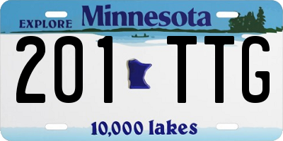 MN license plate 201TTG