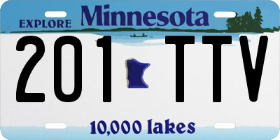 MN license plate 201TTV
