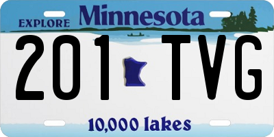 MN license plate 201TVG