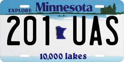 MN license plate 201UAS