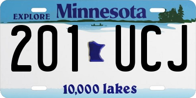 MN license plate 201UCJ