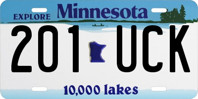 MN license plate 201UCK