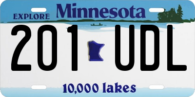 MN license plate 201UDL