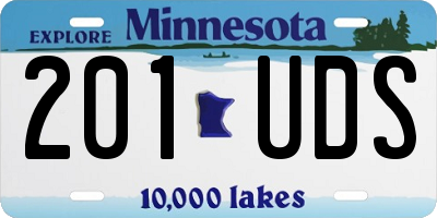 MN license plate 201UDS