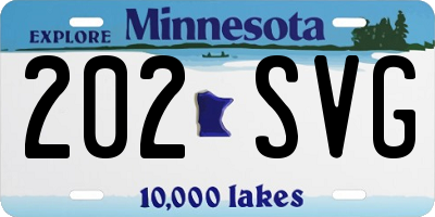 MN license plate 202SVG