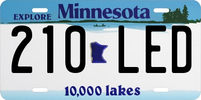MN license plate 210LED