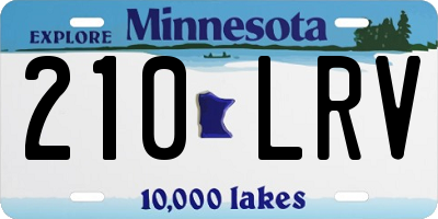 MN license plate 210LRV
