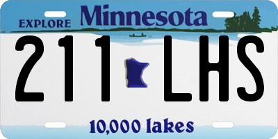 MN license plate 211LHS