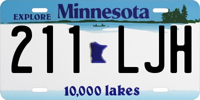 MN license plate 211LJH