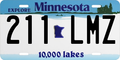 MN license plate 211LMZ