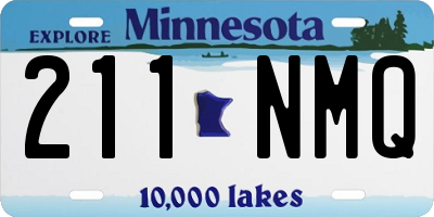 MN license plate 211NMQ
