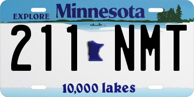MN license plate 211NMT