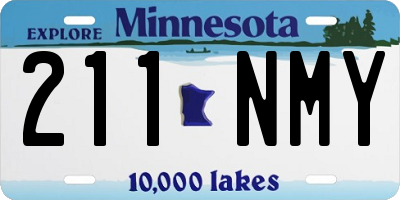 MN license plate 211NMY