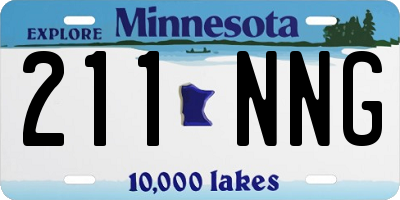 MN license plate 211NNG