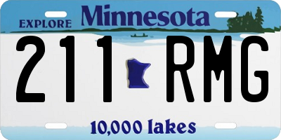 MN license plate 211RMG