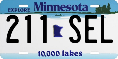MN license plate 211SEL