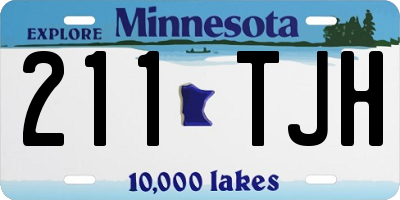 MN license plate 211TJH
