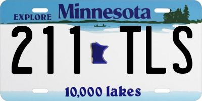 MN license plate 211TLS