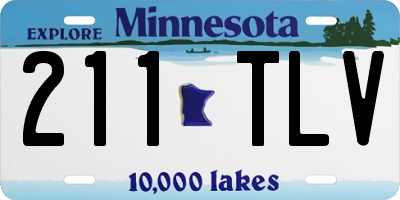 MN license plate 211TLV