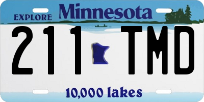 MN license plate 211TMD