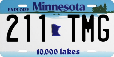 MN license plate 211TMG