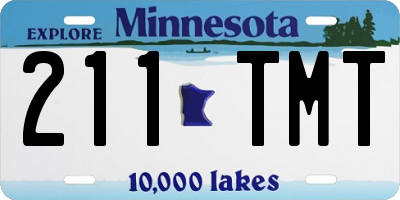 MN license plate 211TMT